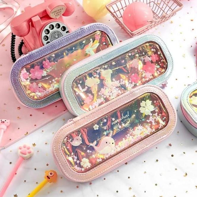 

TEMPAT PENSIL UNIK / PENCIL CASE BLING BLING CANTIK UH654OIK