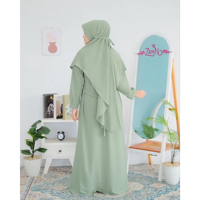 LIANA SET SYAR'I ZAHIN // GAMIS SET KHIMAR // SETELAN BAJU MUSLIM WANITA