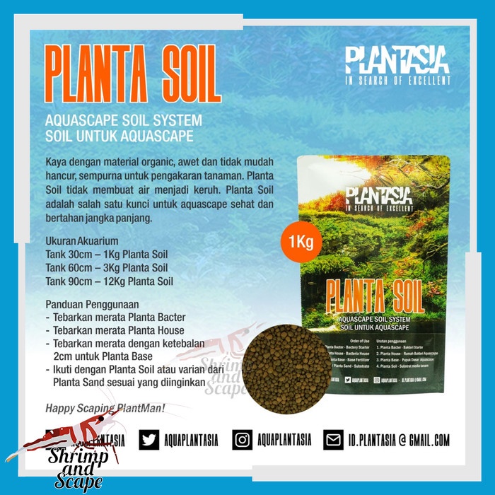 Jual Soil Aquascape Plantasia Media Tanam Planta Soil Kg Substrat Kg Shopee Indonesia