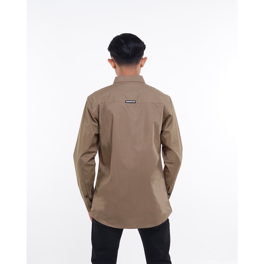 KEMEJA LENGAN PANJANG FRIDAY KILLER | FOCCO KHAKI LS