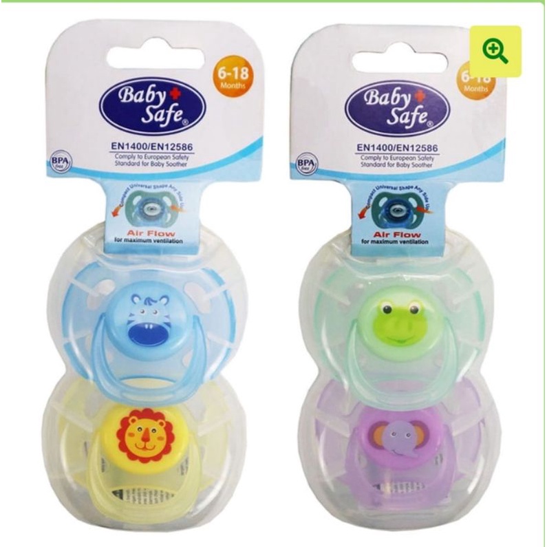 Baby Safe Air Flow Pacifier Plus Cover isi 2