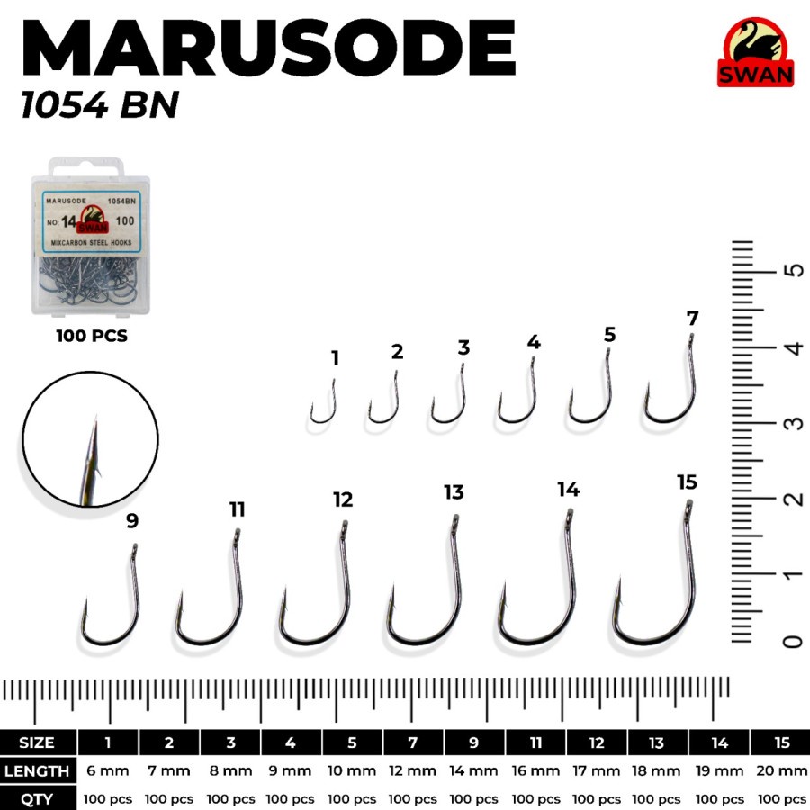 Mata Kail Pancing Swan Marusode 1054