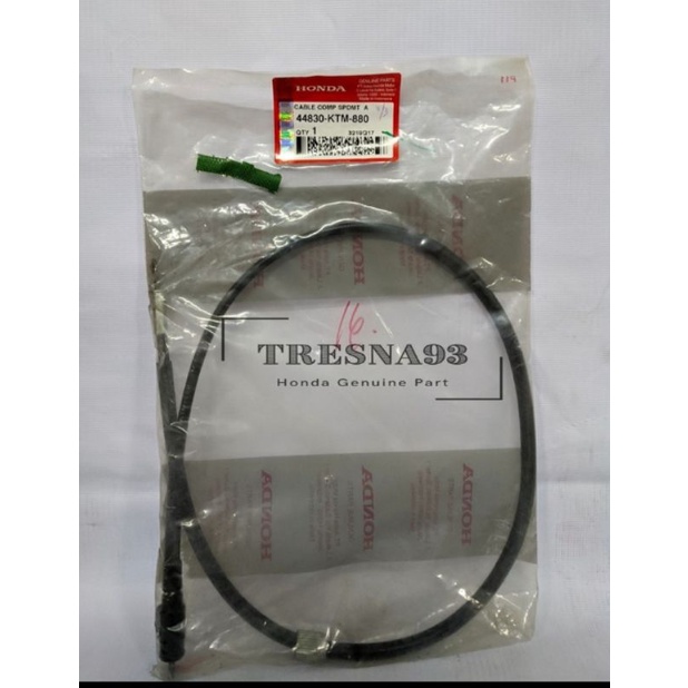 44830-KTM-880 HGP AHM 100% ORIGINAL Kabel Spido Speedometer Kilometer Revo Original 44830KTM880
