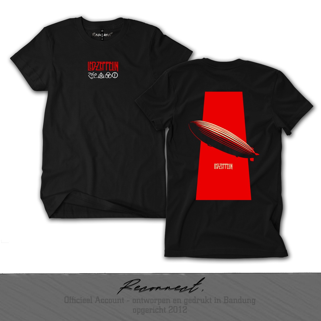 Reconnect Kaos Band Unisex Anak / Dewasa Led Zeppelin - Gratis Tambah Nama