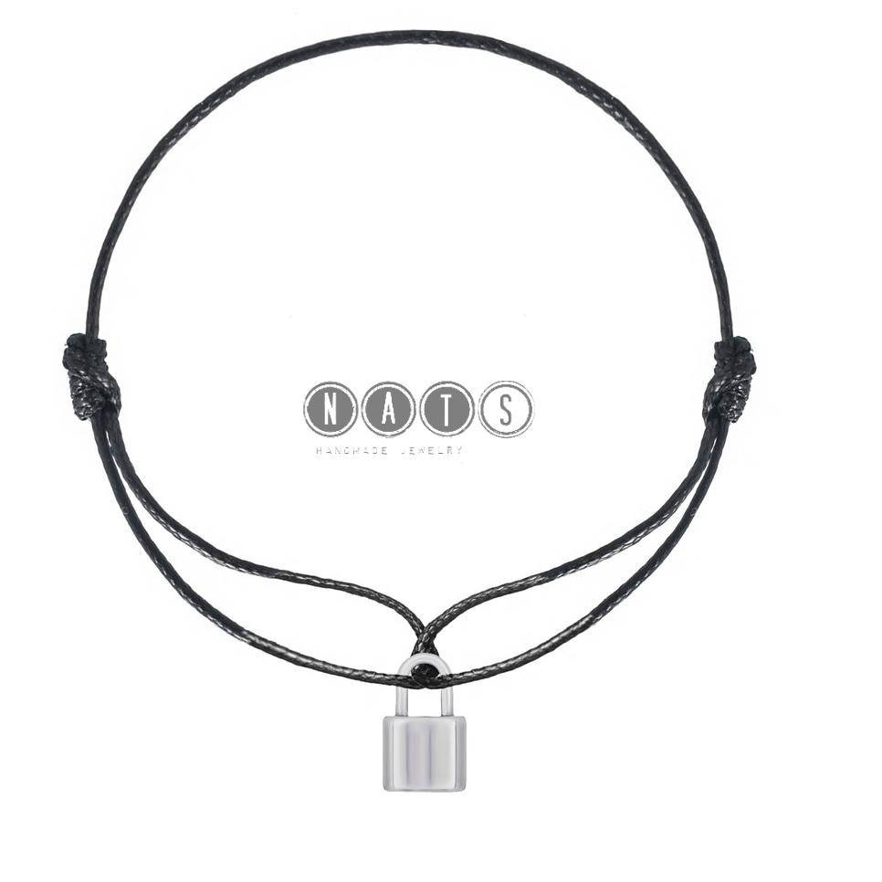 GTQ.14Ja23х ▫ Nats Living Gelang Tali BTS Gembok 3 Dimensi, Gelang V BTS, Gelang Tae Hyung BTS, Anti