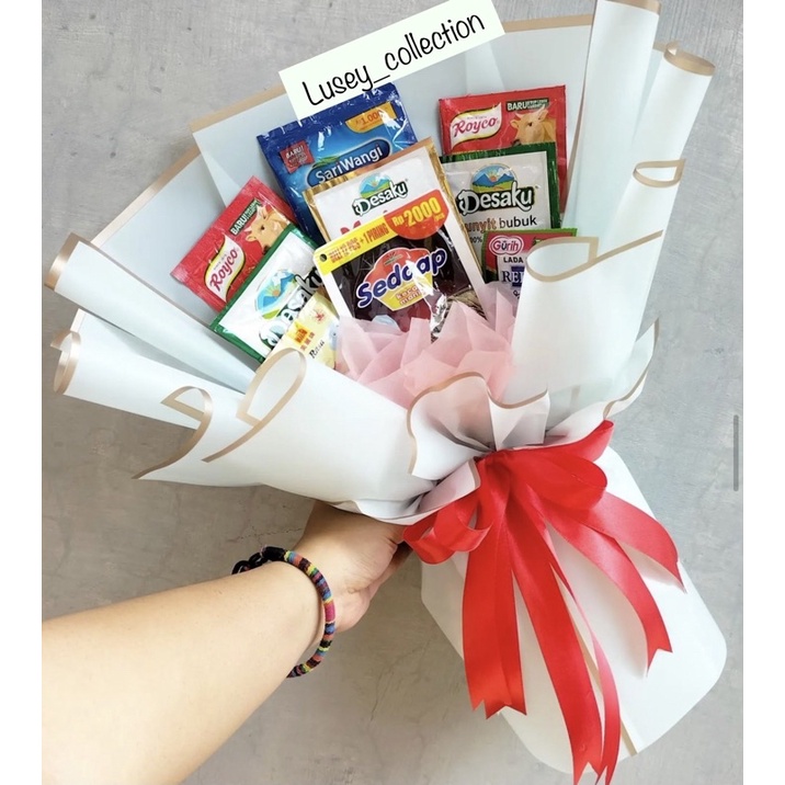 hadiah untuk mama/ buket kado ultah ibu/ bucket bumbu dapur untuk pacar