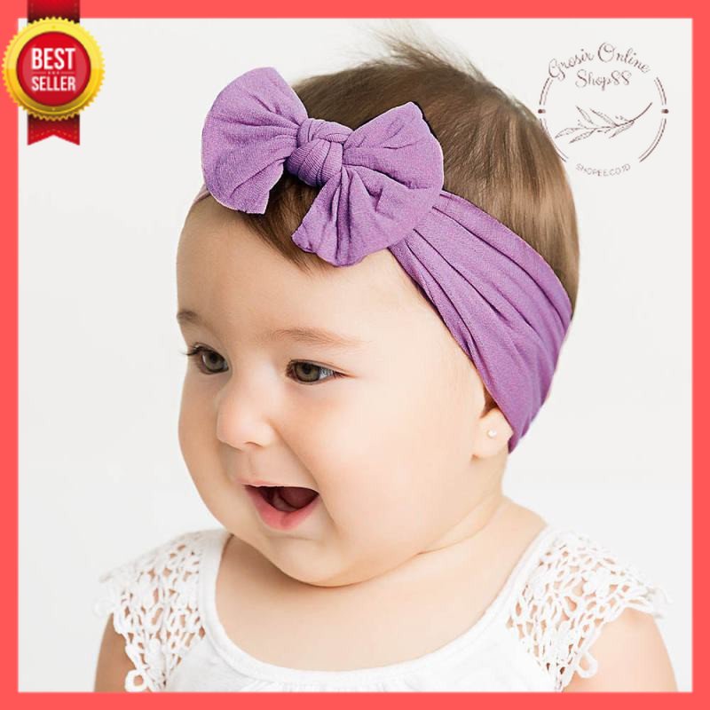 GOS -A408- Aksesoris Anak Bayi Perempuan Bandana Bando Model Pita