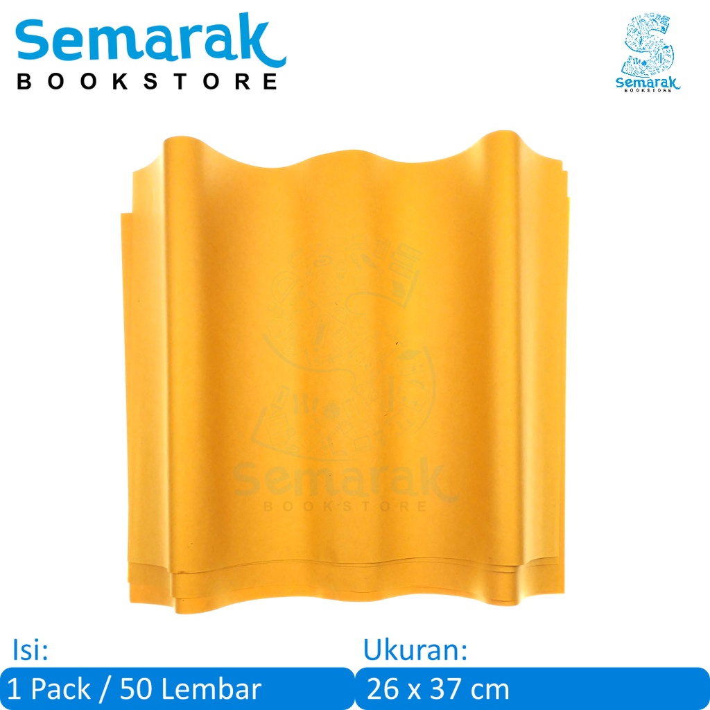 

Sampul Buku Polos Ukuran Kwarto - Coklat [1 Pack / 50 Pcs]