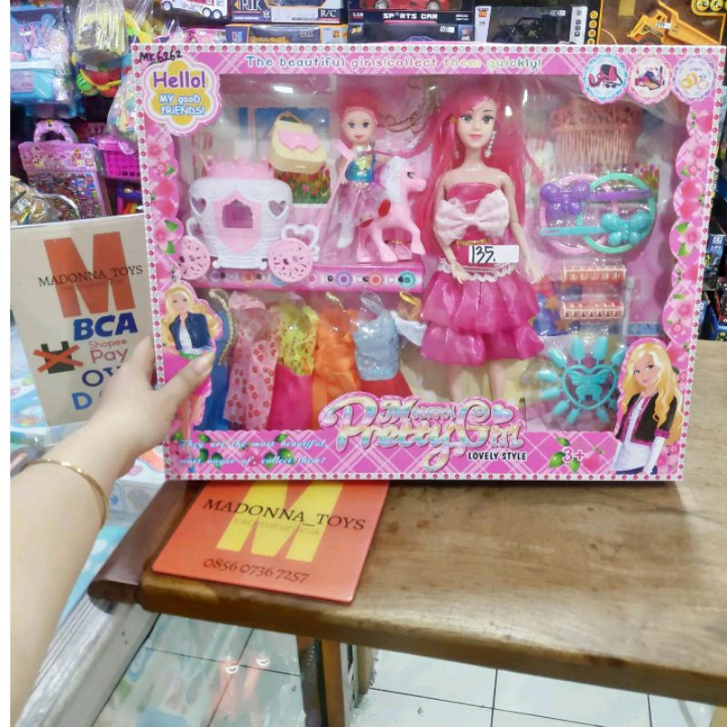 MAINAN BONEKA BARBIE, MERMAID, PERI, DOKTER