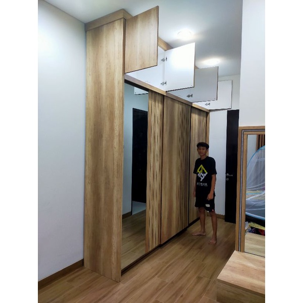 CUSTOM LEMARI PAKAIAN HPL | CUSTOM WARDROBE | LEMARI PAKAIAN