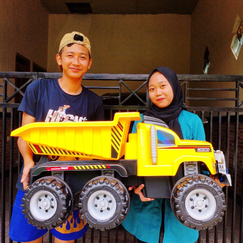 TRUCK DINO SHP 650 - MAINAN DUMP TRUCK SUPER BESAR untuk ANAK