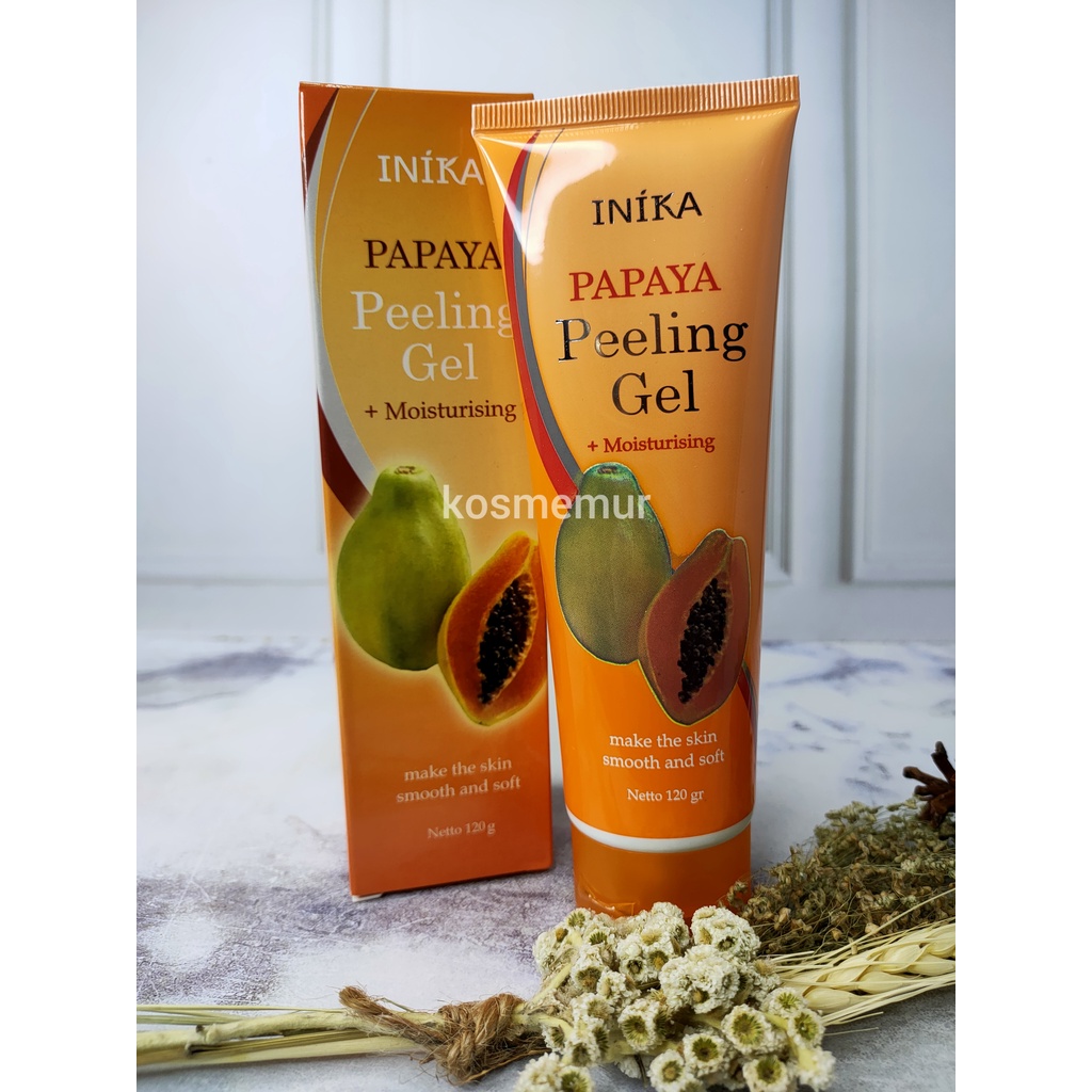 Inika Papaya Peeling Gel + Moisturising