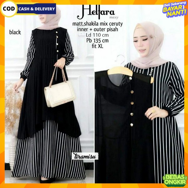 Dress Pesta Kondangan Gsmis Cewek Bju Muslimah Import Premium Dewasa Baju Gamis Remaja Dres Syari Wa