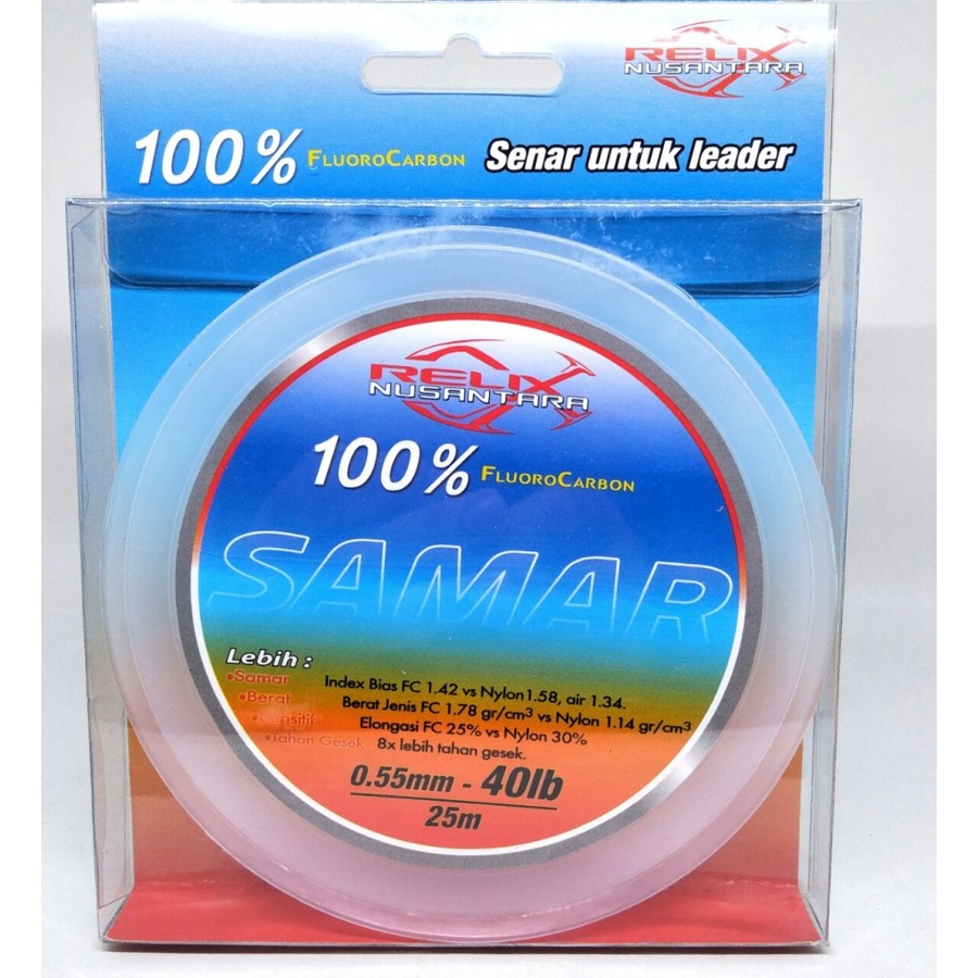 Senar Leader 100% Fluorocarbon Samar 40lb