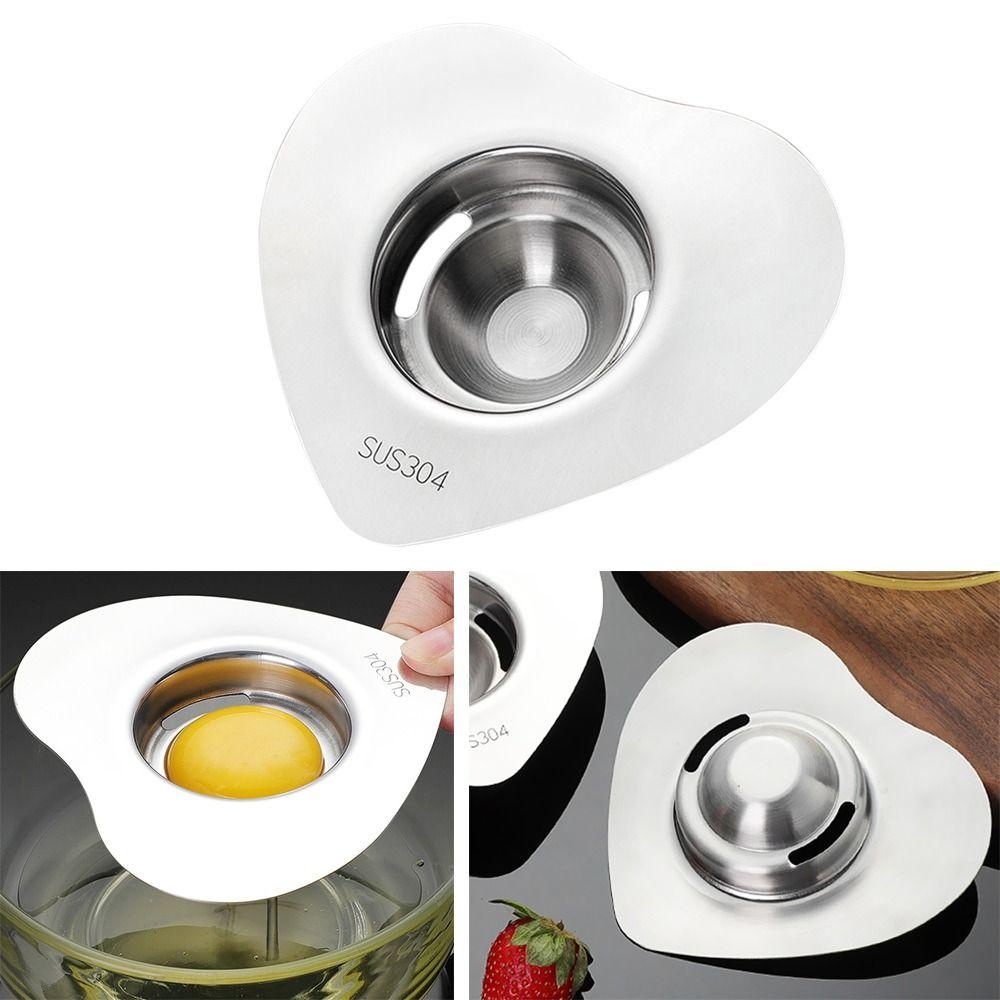 Solighter Egg Separator Saringan Tahan Lama Baking Egg Yolk Remove Divider