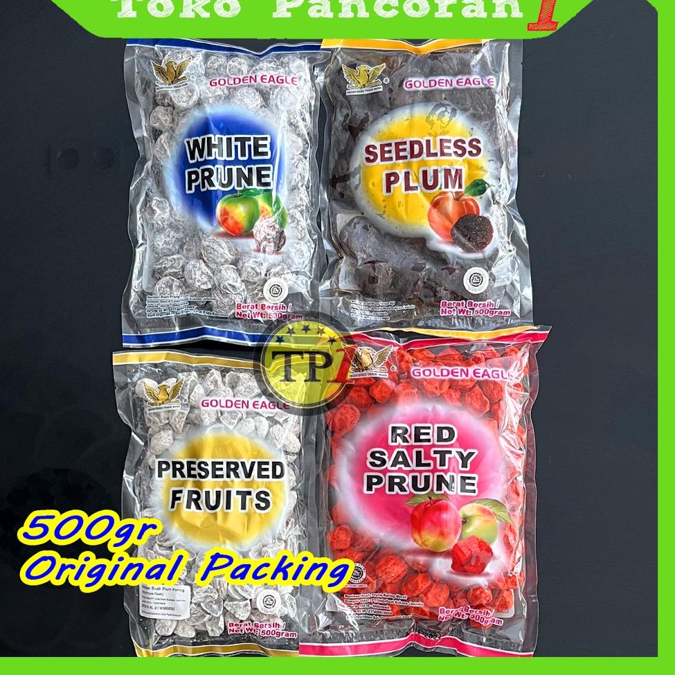 

Produk - Golden Eagle Manisan buah kiamboi kiamboy plum merah putih 500g ✯