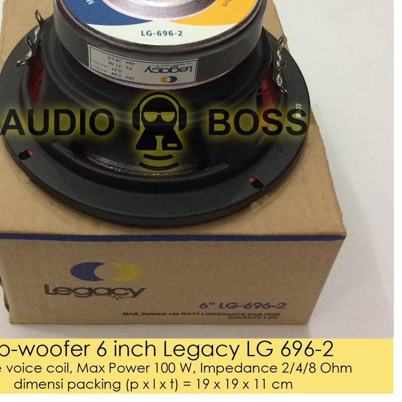 ✽ Speaker Subwoofer 6 inch Legacy LG 696-2 / Subwoofer 6" Legacy LG 696-2 Legacy LG 696 ●