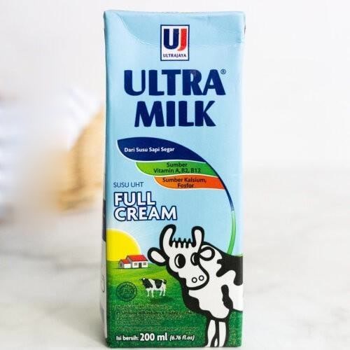 

Ultra Milk UHT Full Cream 200 ml ORIGINAL