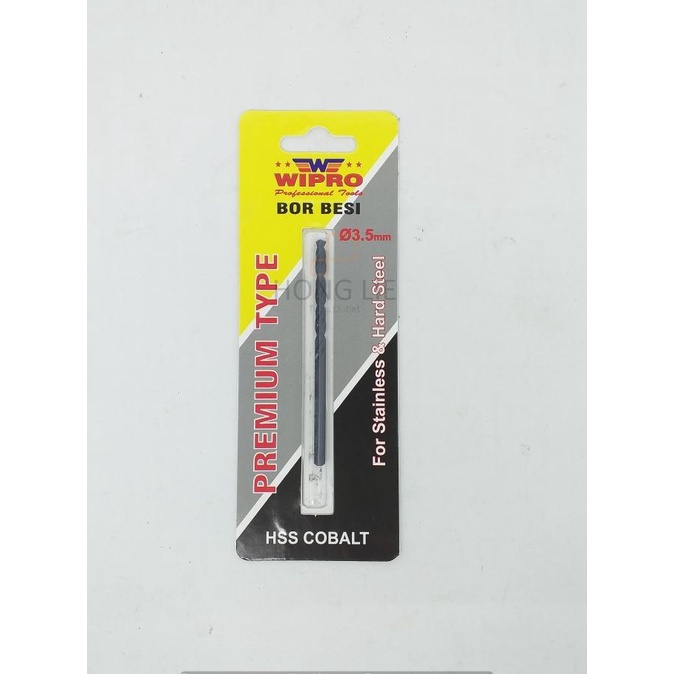 Wipro Mata Bor Besi Stainless Cobalt 3.5 mm 3.5mm honglie77 Kualitas Baik