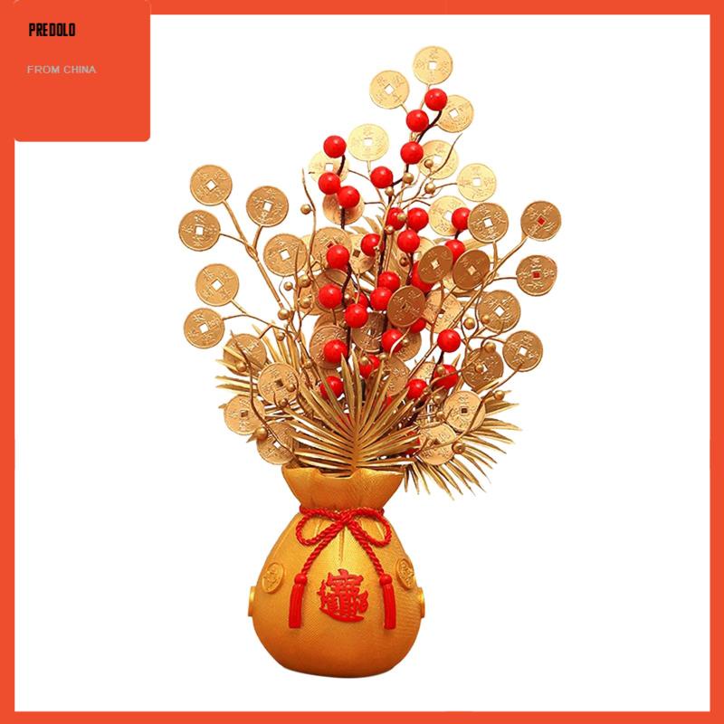 [Predolo] Ornamen Bunga Pot Buatan Dekorasi Resin Untuk Liburan Pesta