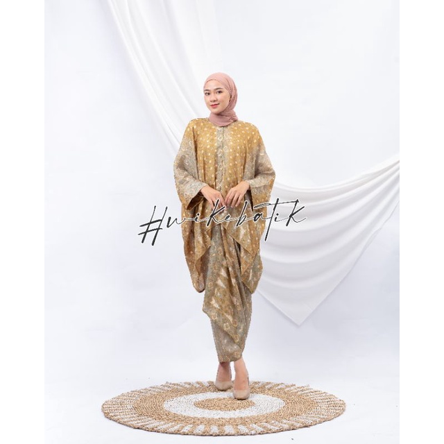 BATIK TRUSMI | SET KAFTAN LAVANI JUPRI KHAS PALEMBANG BAHAN VISCOSE