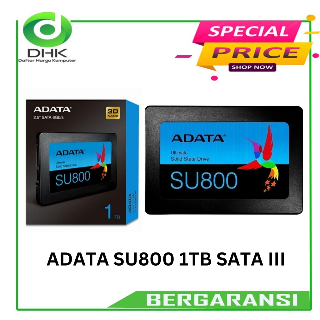 ADATA SSD SU800 1TB SATA III ( R/W Up to 560 / 520MB/s )