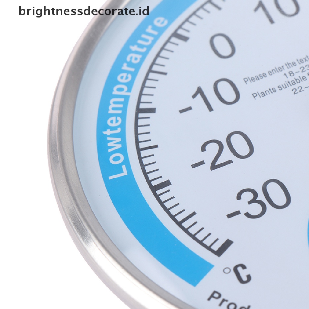 [Birth] Termometer Ana Rumah Tangga Bulat Hygrometer Humidity Monitor Meter Gauge [ID]