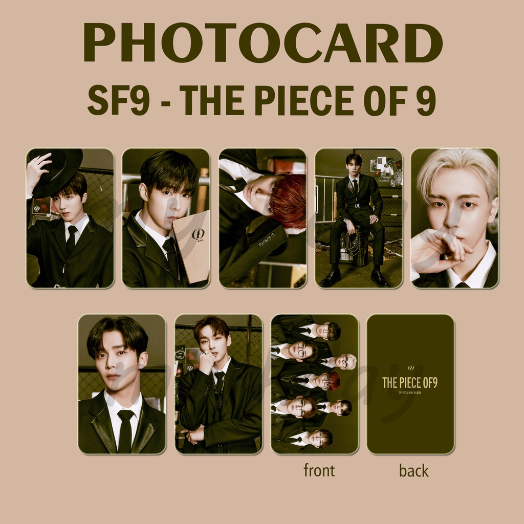 PC-1139, Unofficial Photocard SF9 The Piece of 9 2 sisi