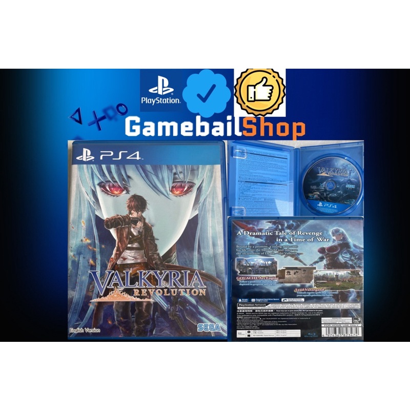 PS4 Game - Valkyria Valkirya Valkyrir Revolution ( Reg 3 Asia / English ) Kaset Game BD PS4 Fisik