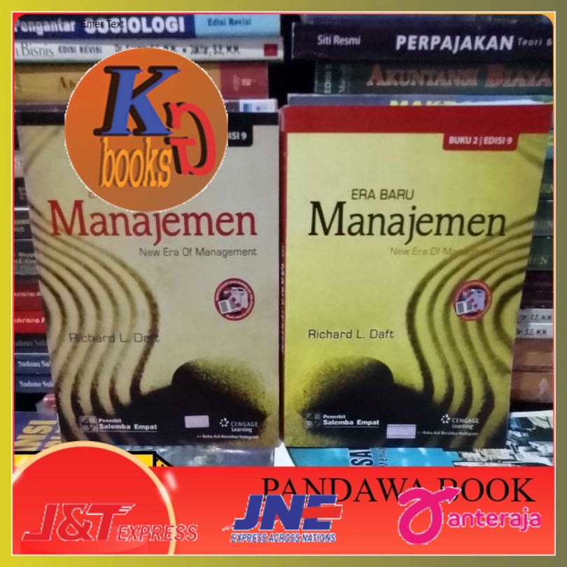 Jual Manajemen Era Baru Edisi 9 Buku 1 Dan Buku 2 - Richard L. Daft ...