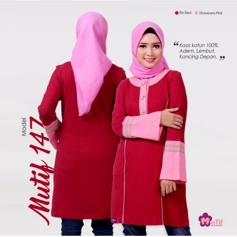 Terlaris √ Mutif TNK147 | Atasan Mutif | Tunik Murah