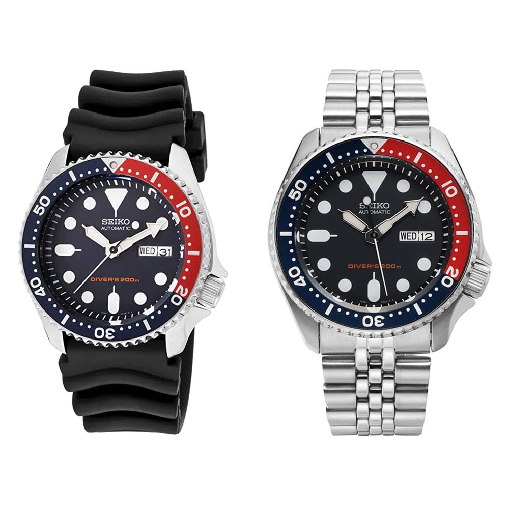 Jam Tangan Seiko Prospex Skx Diver's  SKX007 Mens Water Ghost Mechanical Watch Professional Diving Automatic Mechanical/Quartz Watch