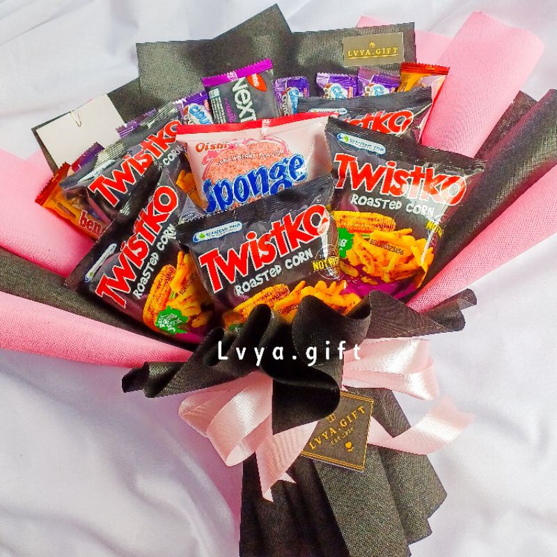 (SNACK 0015) Lvya.gift Buket snack mix blackpink | Buket blackpink | Buket snack wisuda | Buket ulang tahun