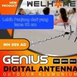 Antena TV Outdoor Digital GENIUS WH-888AD + Bonus Kabel Antena 10 Meter