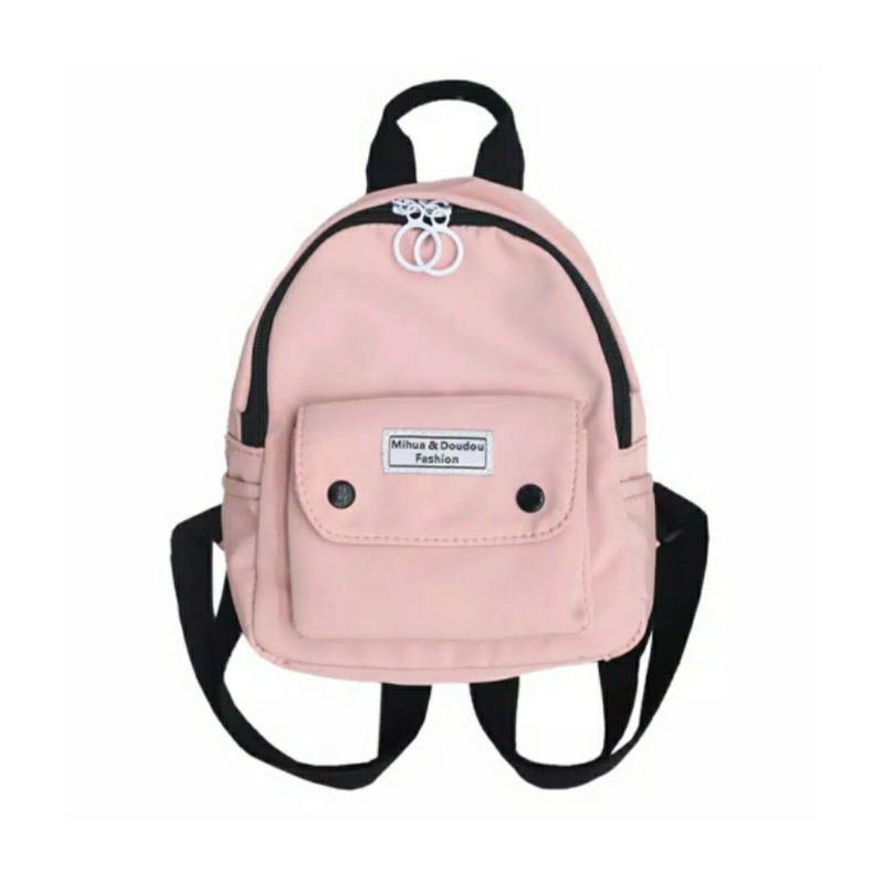 Kamina - Tas Ransel Mini Wanita - Ransel Korea Style Fashion Mihua-Pink