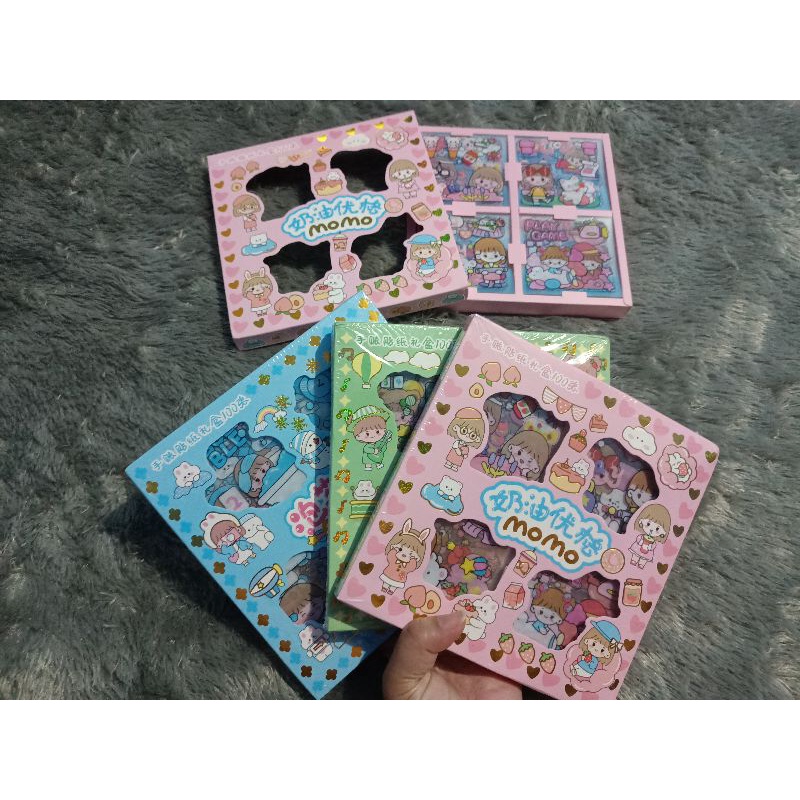 

3 Box Stiker Momo 2D viral Waterproof