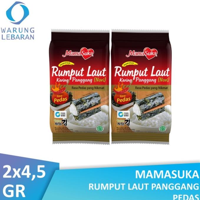 

9.9 BRANDS FESTIVAL Mamasuka Rumput Laut Panggang Spicy (Isi 2 Pcs)