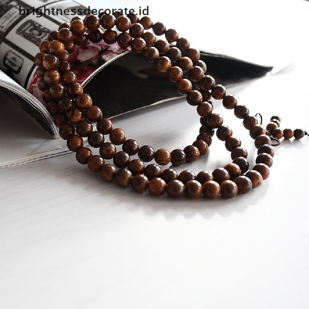 [Birth] Black rose108 8MM Tasbih Buddha Mala Kalung/Gelang [ID]