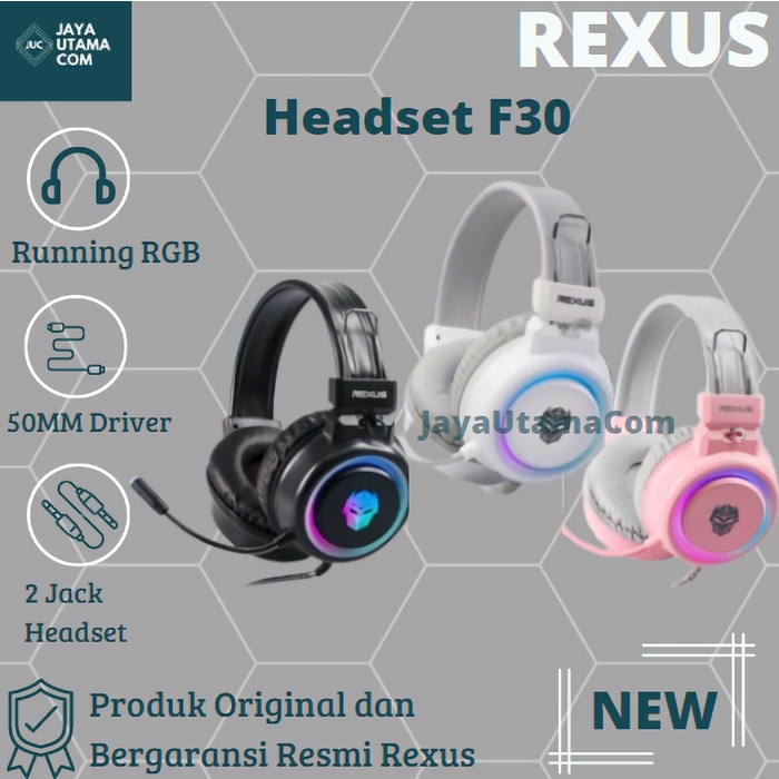 Rexus Headset Gaming Vonix F30 Original