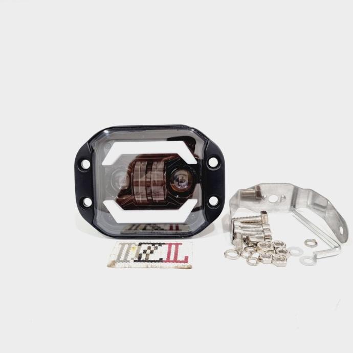 Lampu tembak utama 4 led kuping 4D daymaker reflektor klx ktm crf 150