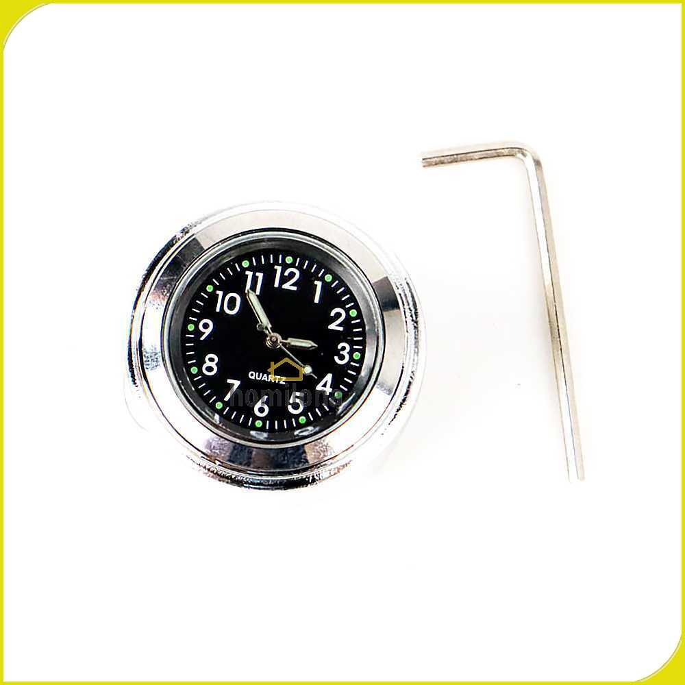 Jam Motor Anti Karat Handlebar Clock Stainless Steel - MT-WTCP