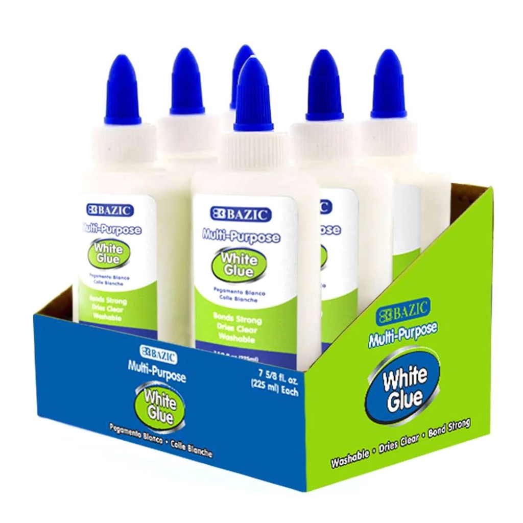 

white glue multi purpose lem putih bazic 236 ml ( besar) kode 2013