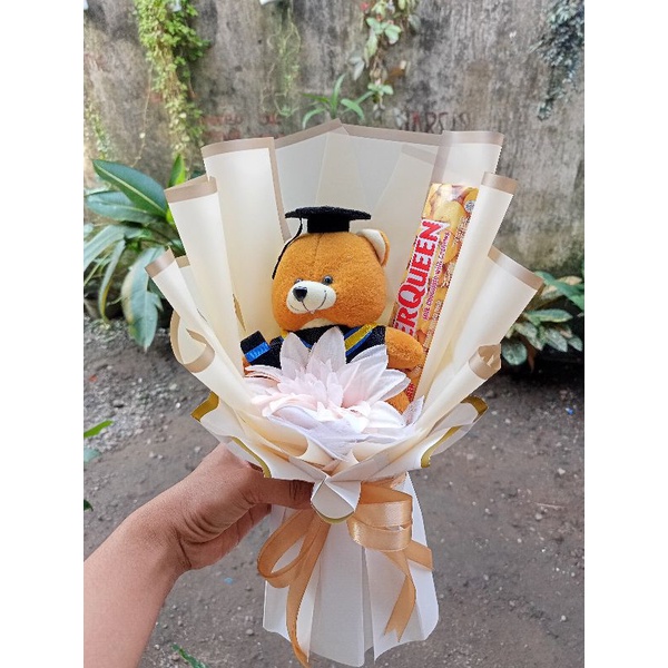 

buket boneka wisuda coklat silverquen
