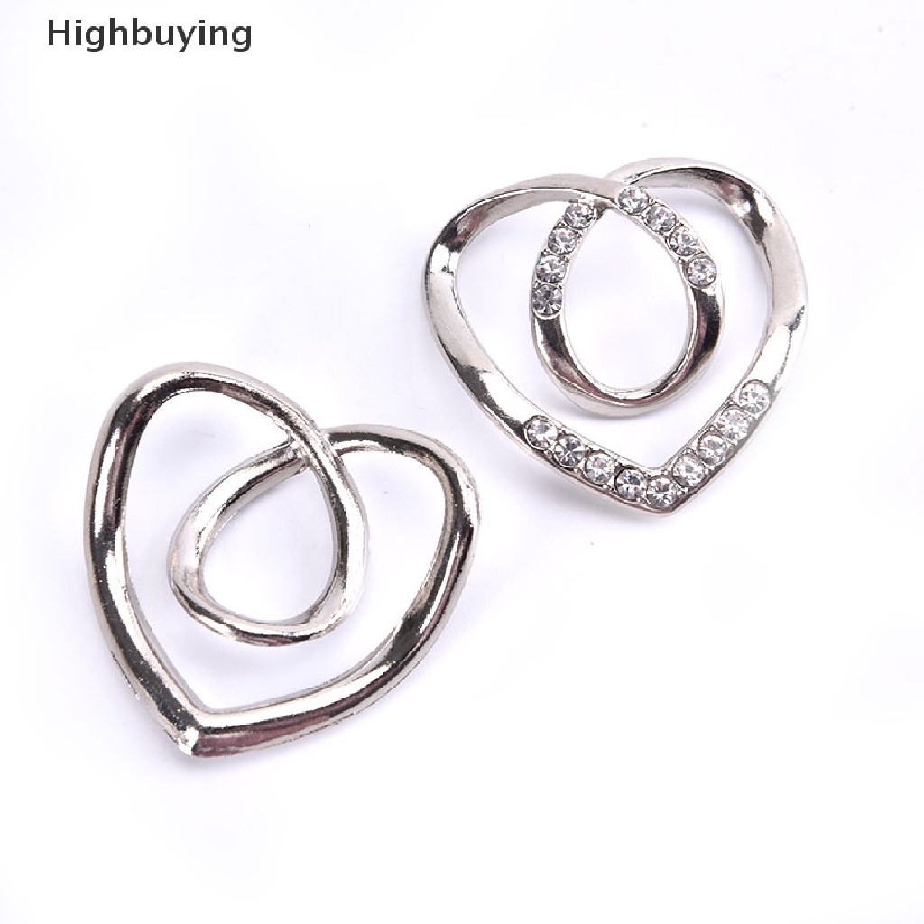 Hbid Heart Scarf Bros Kristal Sutra Syal Gesper Bros Wanita Selendang Cincin Klip Glory