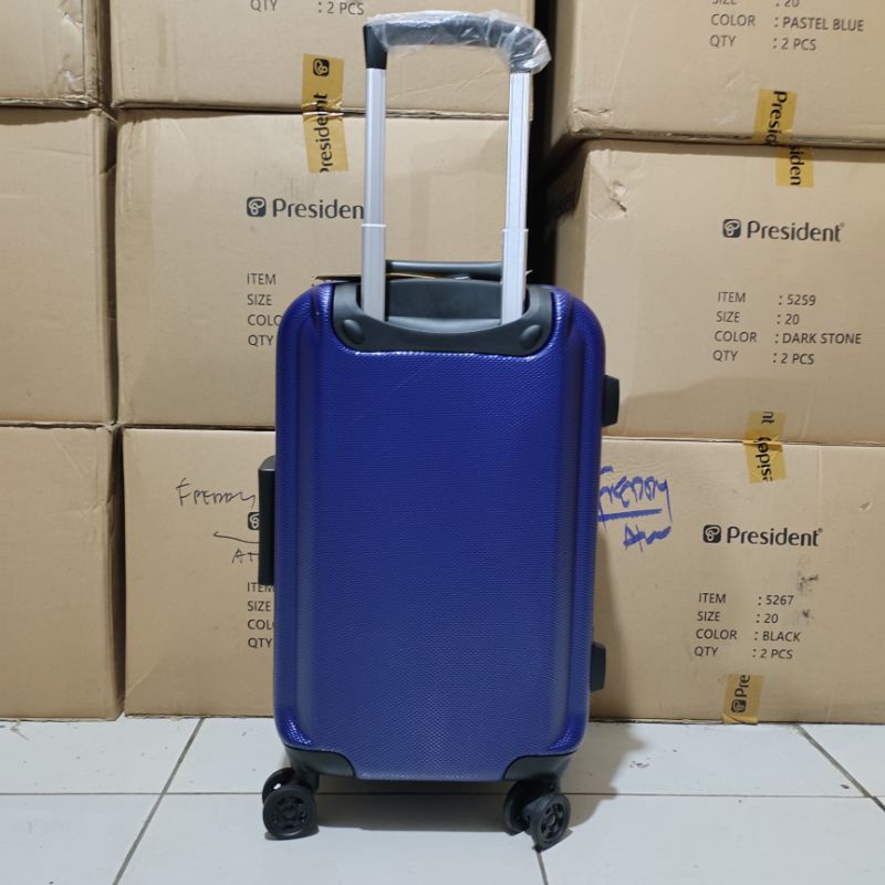 Koper Fiber President 5259 Hardcase/Ceklek Original - kabin size dan Bagasi