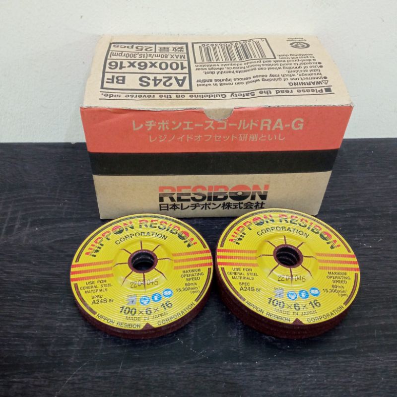 NIPPON RESIBON 4" Batu Gerinda Poles