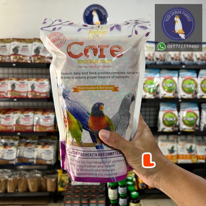 

Core Pelet Buah Makanan Burung Macaw Kakatua Mollucan Jamkun Raja