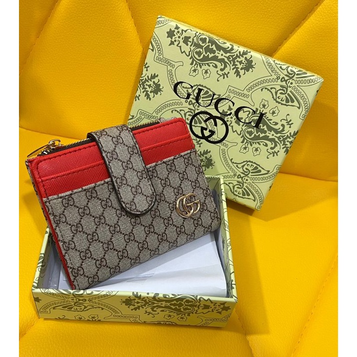 Dompet Kartu Pendek Wanita Import Kekinian kode 023 Freebox