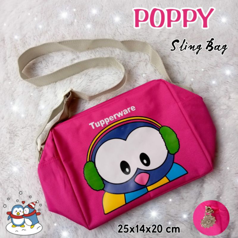 Tas Poppy  ( Zipper bunga es )