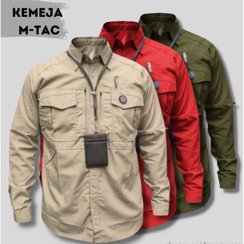 KEMEJA TACTICAL M-TAC / KEMEJA R-TAC / KEMEJA PDL LAPANGAN / KEMEJA OUTDOOR / KEMEJA PARTAI